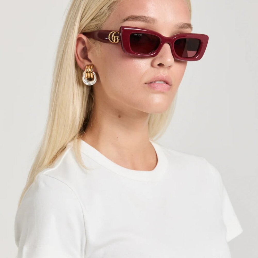 NEW GUCCI GG1827S 005 WOMEN PINK SUNGLASSES GUCCI GG1827S - Picture 10 of 15